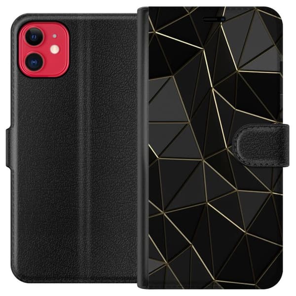 Kompatibel Tegnebogsetui til Apple iPhone 11 Midnat