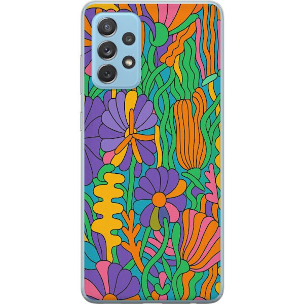 Samsung Galaxy A52 5G Genomskinligt Skal Color Pop
