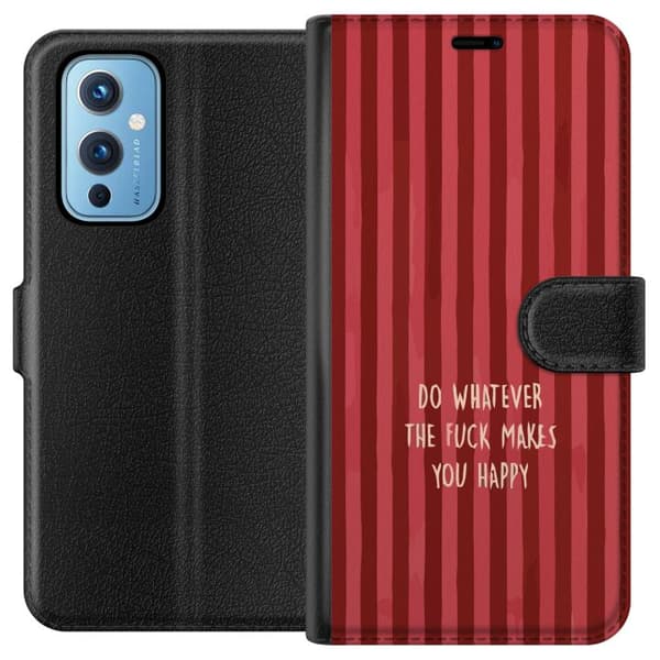 Kompatibelt Plånboksfodral till OnePlus 9 Gör det som gör dig glad röd