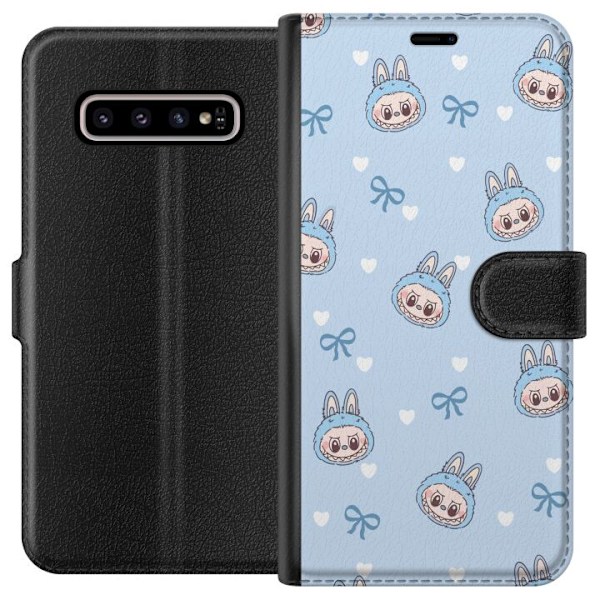 Samsung Galaxy S10+ Tegnebogsetui Labubu Ildånd