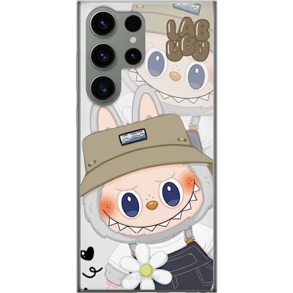 Samsung Galaxy S23 Ultra Läpinäkyvä kuori Labubu Minimal Mo