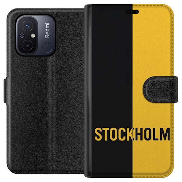 Xiaomi Redmi 12C Tegnebogsetui Stockholm – fodbold