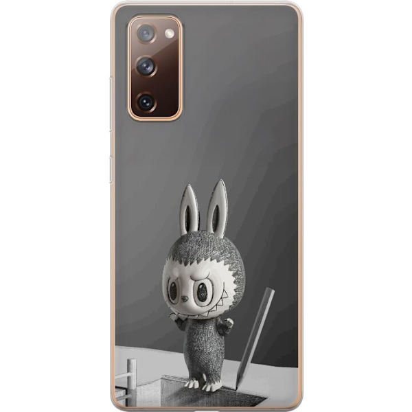 Samsung Galaxy S20 FE Läpinäkyvä kuori Pop Mart MEGA LABUBU LABUBU Sketch 1000%