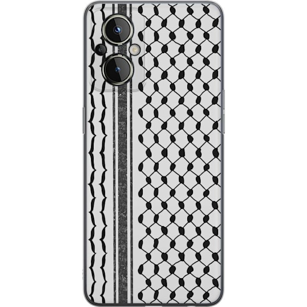 OnePlus Nord N20 5G Läpinäkyvä kuori Palestiinalainen kuvio