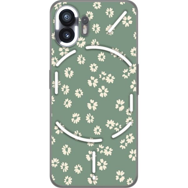 Nothing Phone (2) Genomskinligt Skal Blomsterdröm – färgglatt blommönster