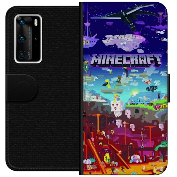 Huawei P40 Pro Plånboksfodral Minecraft