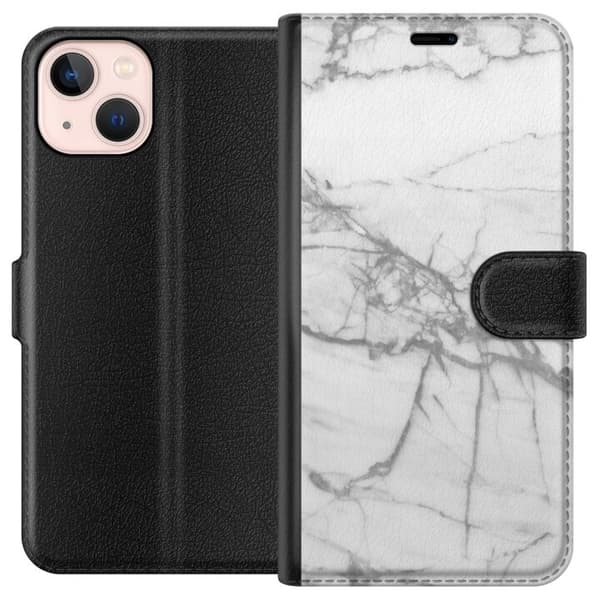 Kompatibelt Plånboksfodral till Apple iPhone 13 mini Marmor