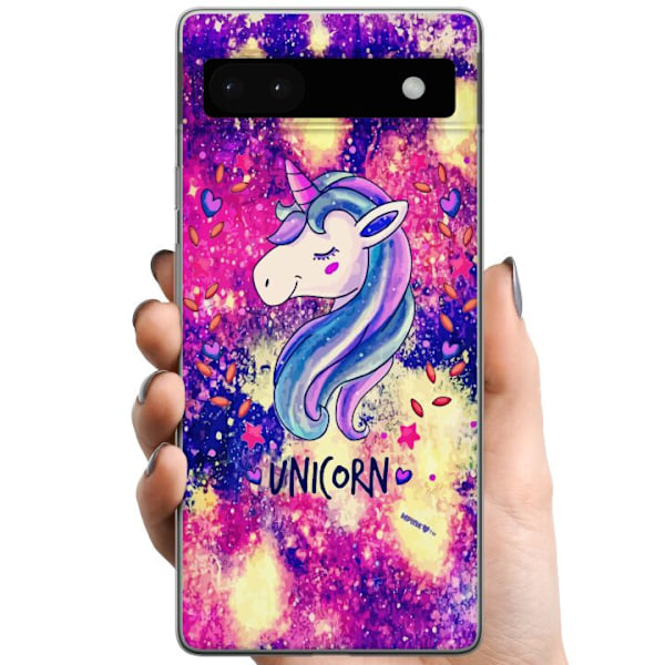 Google Pixel 6a TPU Mobilskal Unicorn Enhörning