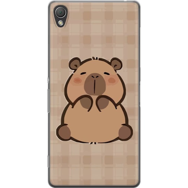 Sony Xperia Z3 Läpinäkyvä kuori Mobilskal kawaii capybara flera figurer japansk stil