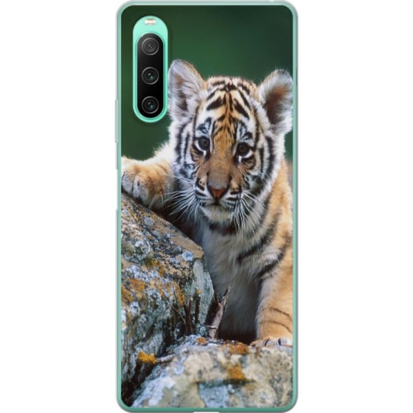 Sony Xperia 10 IV Gennemsigtig cover Tiger