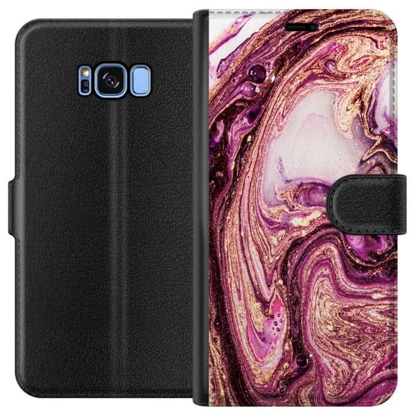 Kompatibelt Plånboksfodral till Samsung Galaxy S8 Mönster
