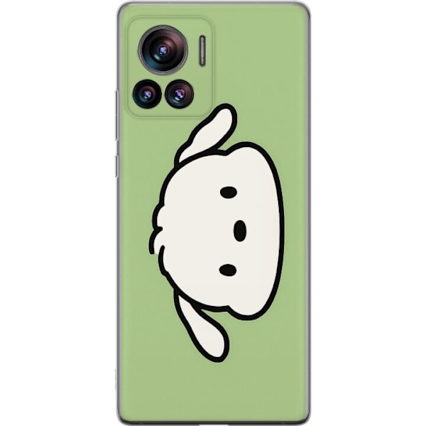 Motorola Edge 30 Ultra Gennemsigtig cover Snoopy Flip