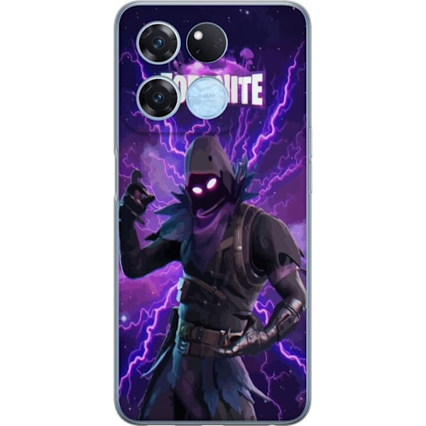 OnePlus Ace Racing Genomskinligt Skal Fortnite Raven – Mörk Stridsikon från Battle Royale