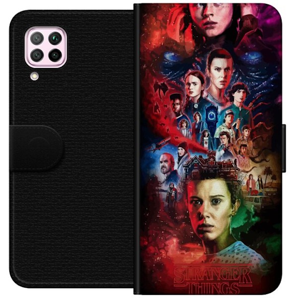 Huawei P40 lite Tegnebogsetui Stranger Things