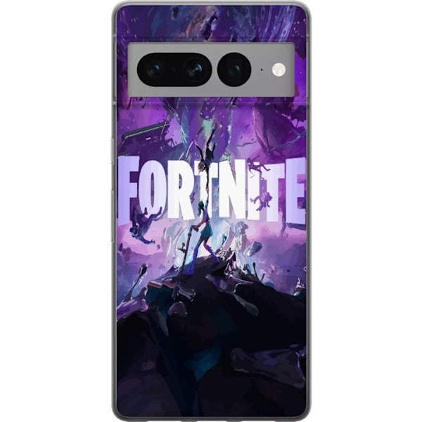 Google Pixel 7 Pro Gjennomsiktig deksel Fortnite