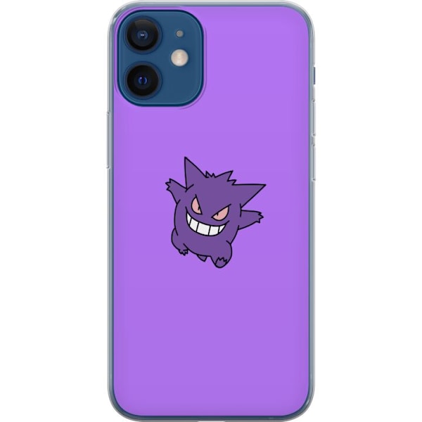 Apple iPhone 12 mini Läpinäkyvä kuori Gengar Pokémon