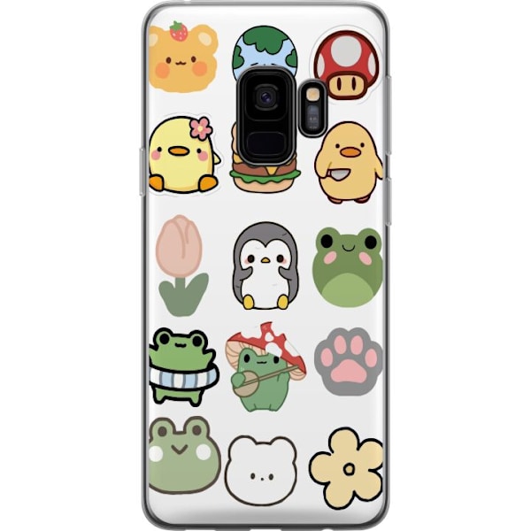 Samsung Galaxy S9 Gjennomsiktig deksel Kawaii Friends