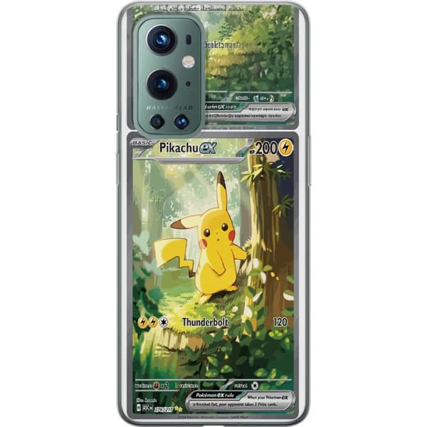 Kompatibelt Mobildeksel til OnePlus 9 Pro Pikachu grønn