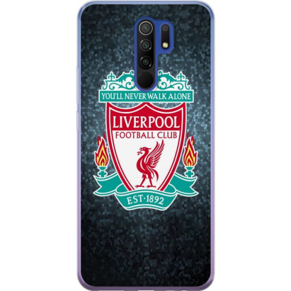 Xiaomi Redmi 9 Gennemsigtig cover Liverpool Fodboldklub