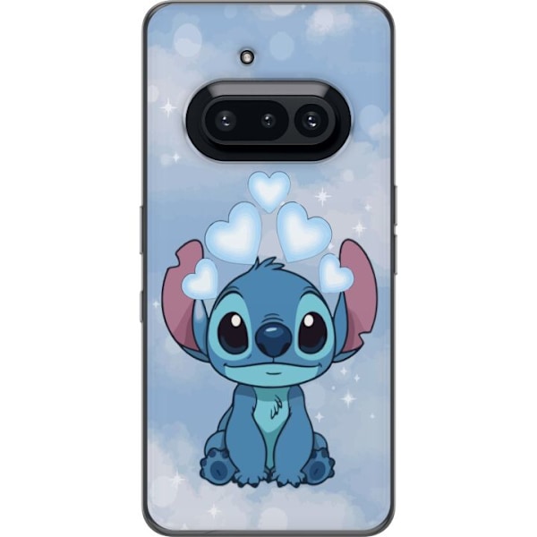 Nothing Phone (3a) Läpinäkyvä kuori Stitch Hyppäävä Ilo - Hauska Suunnittelu Lahjalle