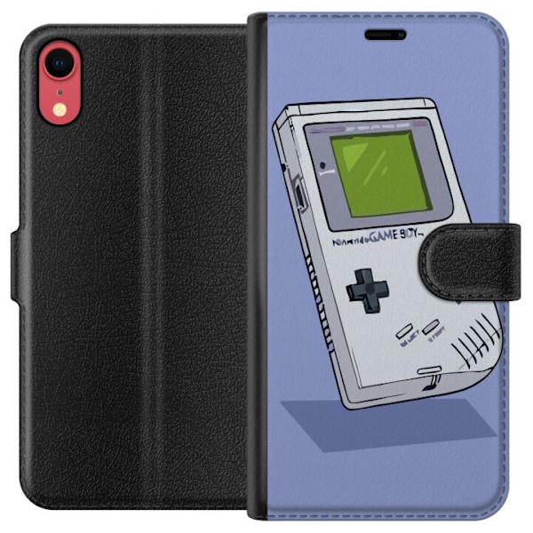 Apple iPhone XR Tegnebogsetui Game Boy Lilla