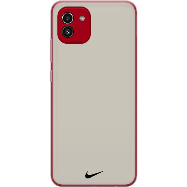 Samsung Galaxy A03 Läpinäkyvä kuori Nike