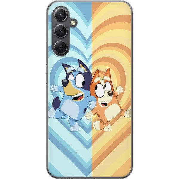 Samsung Galaxy A15 5G Läpinäkyvä kuori Bluey