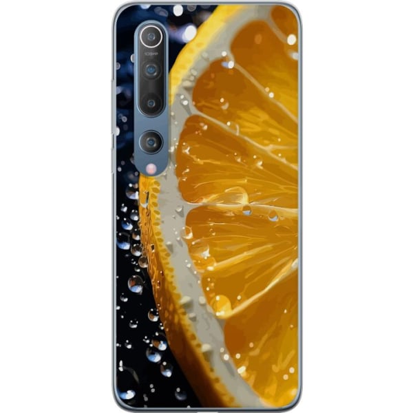 Xiaomi Mi 10 5G Gennemsigtig cover Appelsin