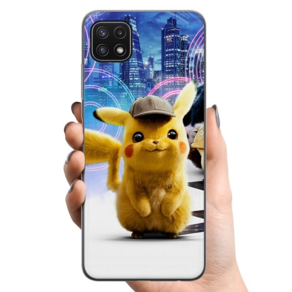 Samsung Galaxy A22 5G TPU Mobildeksel Etterforsker Pikachu