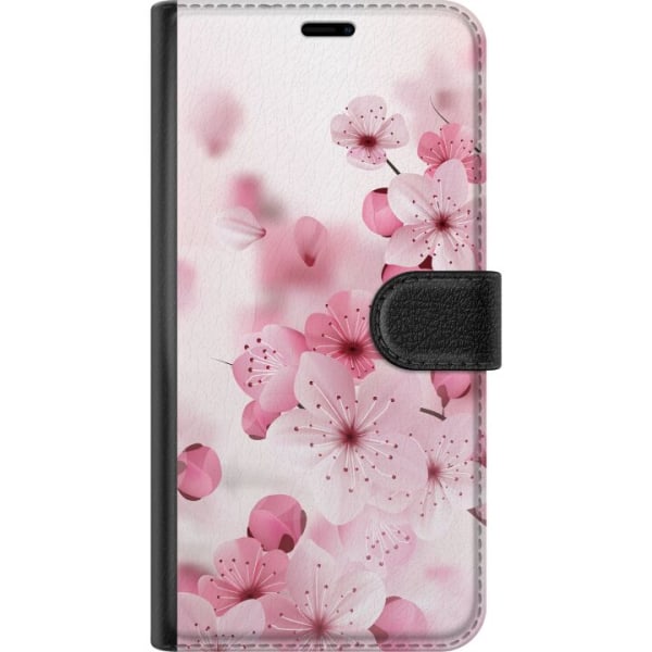 Samsung Galaxy S10+ Lommeboketui Kirsebærblomst