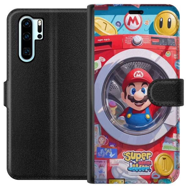 Kompatibelt Lommeboketui til Huawei P30 Pro Mario