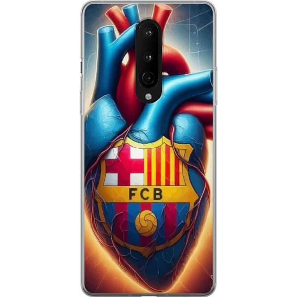 OnePlus 8 Genomskinligt Skal FCB Hjärta