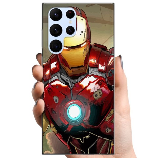 Samsung Galaxy S22 Ultra 5G TPU Mobilskal Iron Man - Marvel
