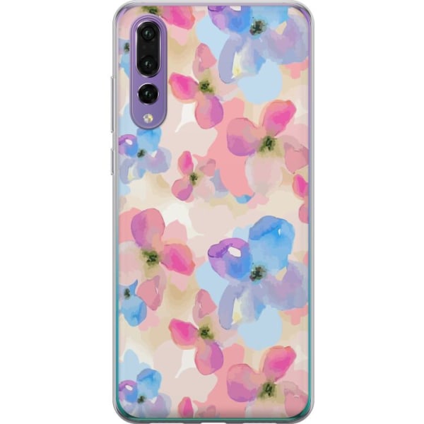 Huawei P20 Pro Genomskinligt Skal Blomsterlyx