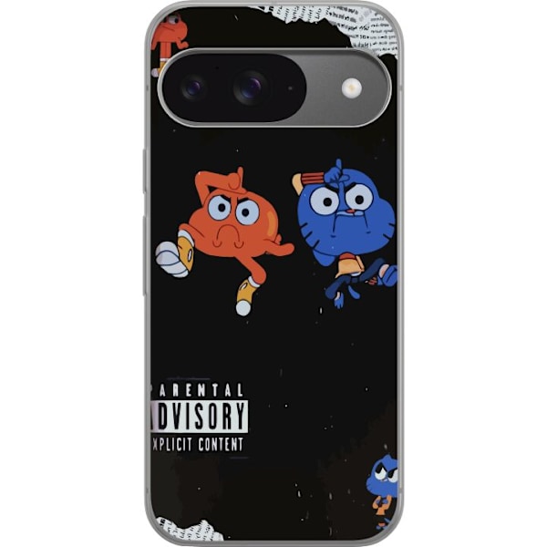 Google Pixel 9 Gennemsigtig cover Gumball og Darwin