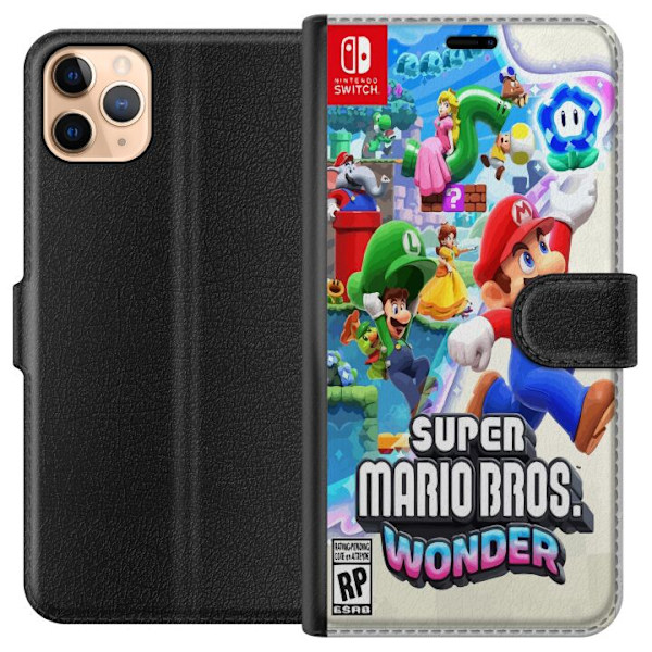 Apple iPhone 11 Pro Max Plånboksfodral Super Mario Wonder