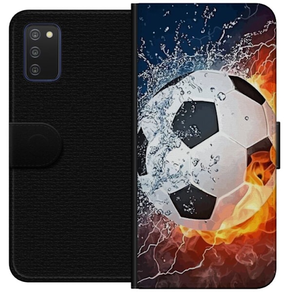 Samsung Galaxy A03s Tegnebogsetui Fodbold Ild