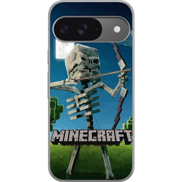 Google Pixel 9 Pro Läpinäkyvä kuori A Minecraft Movie