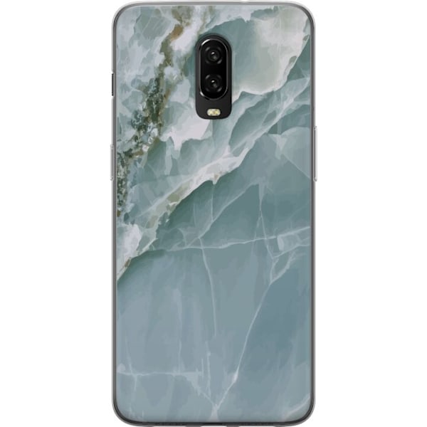 OnePlus 6T Läpinäkyvä kuori Marmori Jäävuori