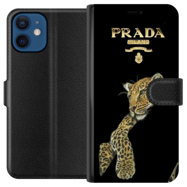 Apple iPhone 12 mini Plånboksfodral Prada Leopard