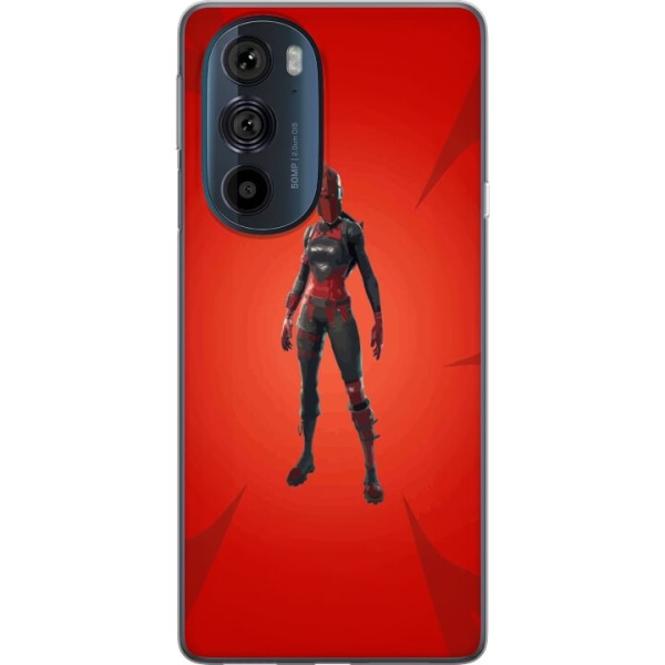 Motorola Edge 30 Pro Genomskinligt Skal Fortnite - Red Knight