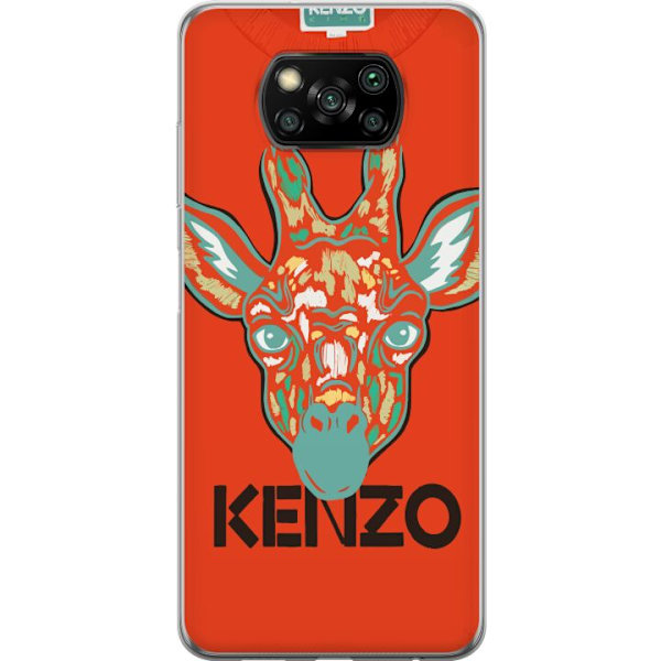 Xiaomi Poco X3 NFC Gennemsigtig cover Kenzo