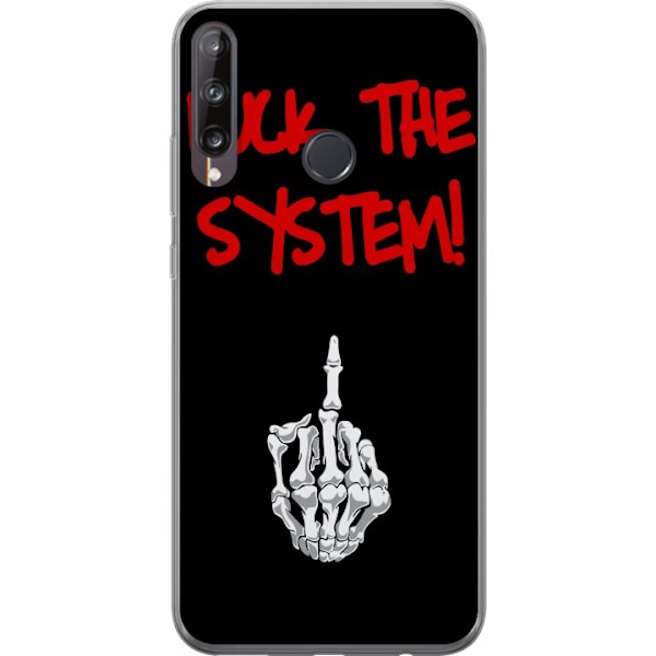 Huawei P40 lite E Gennemsigtig cover Fuck System