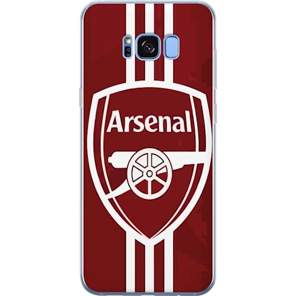 Samsung Galaxy S8 Läpinäkyvä kuori Arsenal