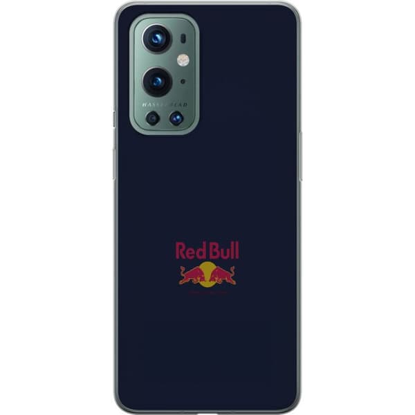 Kompatibelt Mobildeksel til OnePlus 9 Pro Minimalistiskt cupdesign med energidriktema blå