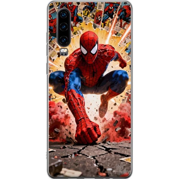 Kompatibelt Mobildeksel til Huawei P30 Spider Man action