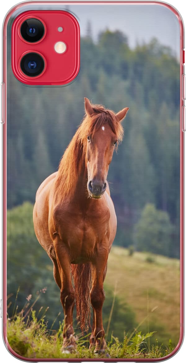 Yhteensopiva Puhelinkuori Apple iPhone 11 Hevoset