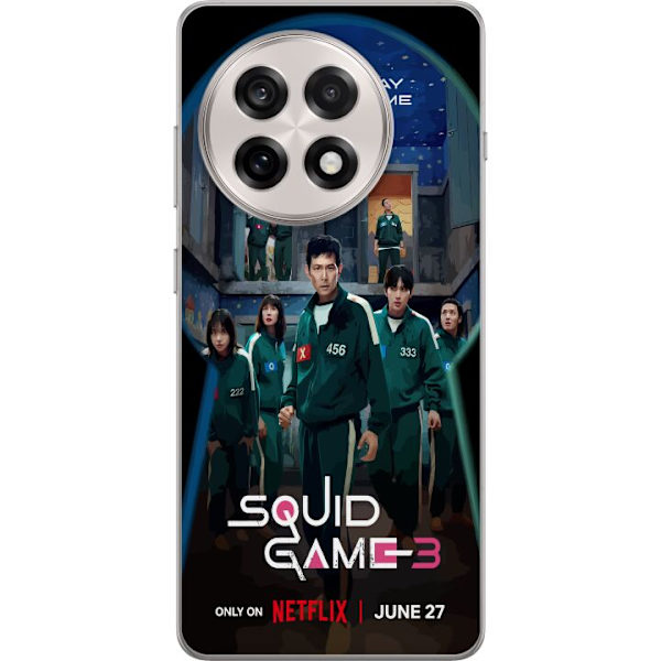 OnePlus 13R Genomskinligt Skal Squid Game Säsong 3 Seriefigurer Populärt TV Serie Motiv Ikoner Spänning Drama Asiatisk Design Trend