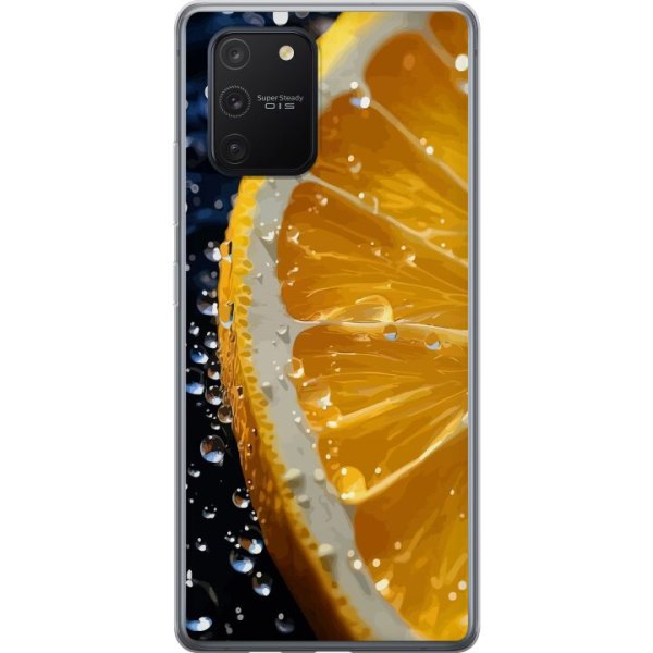 Samsung Galaxy S10 Lite Genomskinligt Skal Apelsin