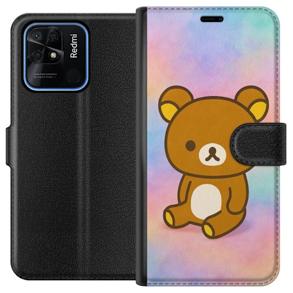Xiaomi Redmi 10C Tegnebogsetui Kawaii Sanrio Rilakkuma